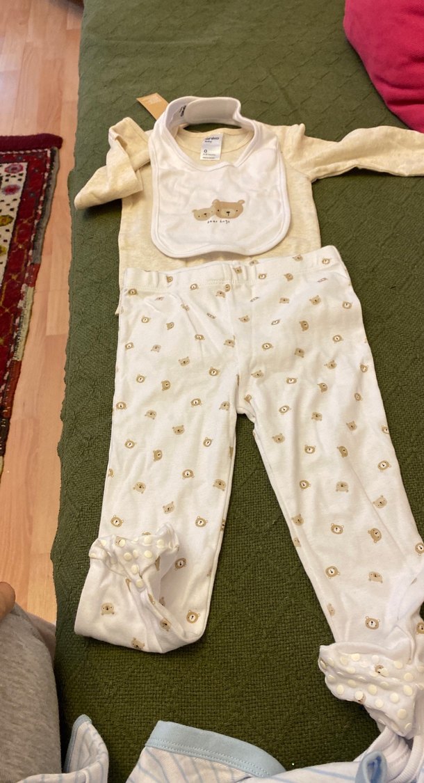 Bebek Erkek Uzun Kollu Pamuklu 3'lü Takım - Görsel 5