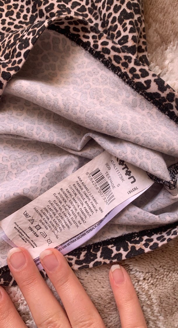 leopar bluz - Görsel 3