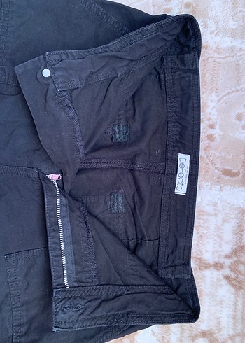 siyah kargo pantolon - Görsel 4