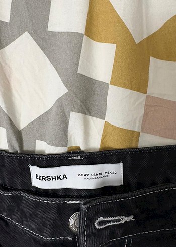 erkek Siyah kargo Kot Pantolon - Görsel 2