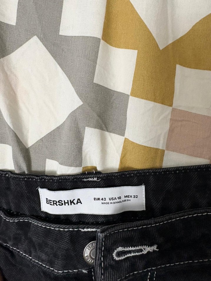 erkek Siyah kargo Kot Pantolon - Görsel 2