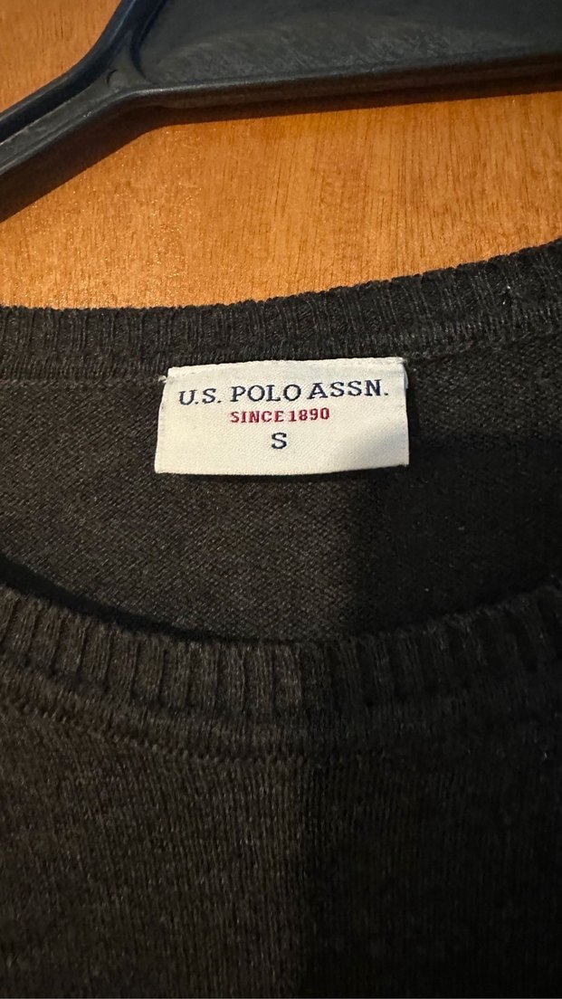 Gri Erkek Triko Yuvarlak Yaka Kazak - Görsel 3