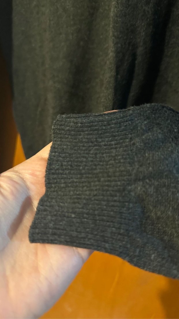 Gri Erkek Triko Yuvarlak Yaka Kazak - Görsel 5