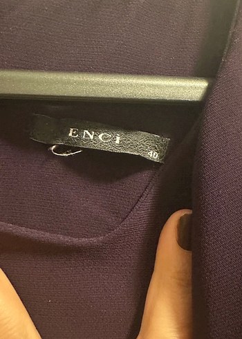 Mor Drapeli Midi Kolsuz Elbise - Görsel 2