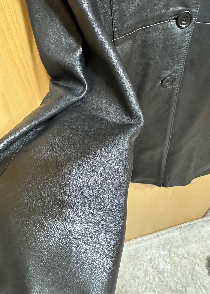 Amerikan vintage  hakiki deri ceket - Görsel 2
