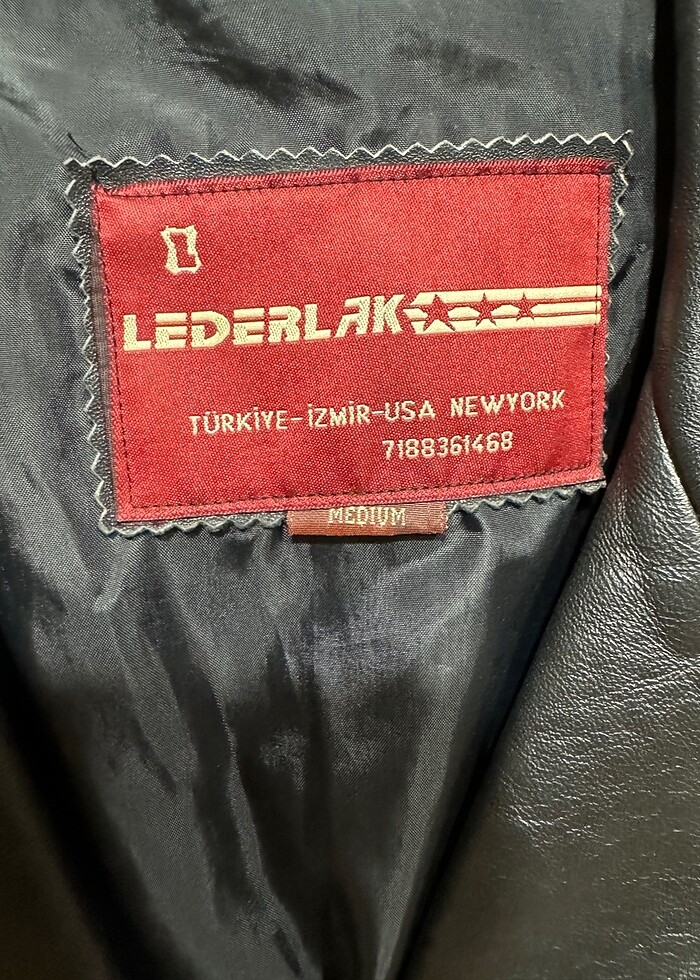 Amerikan vintage  hakiki deri ceket - Görsel 4