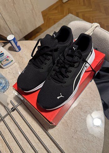 Puma Gri Elastik Spor erkek koşu - Görsel 3