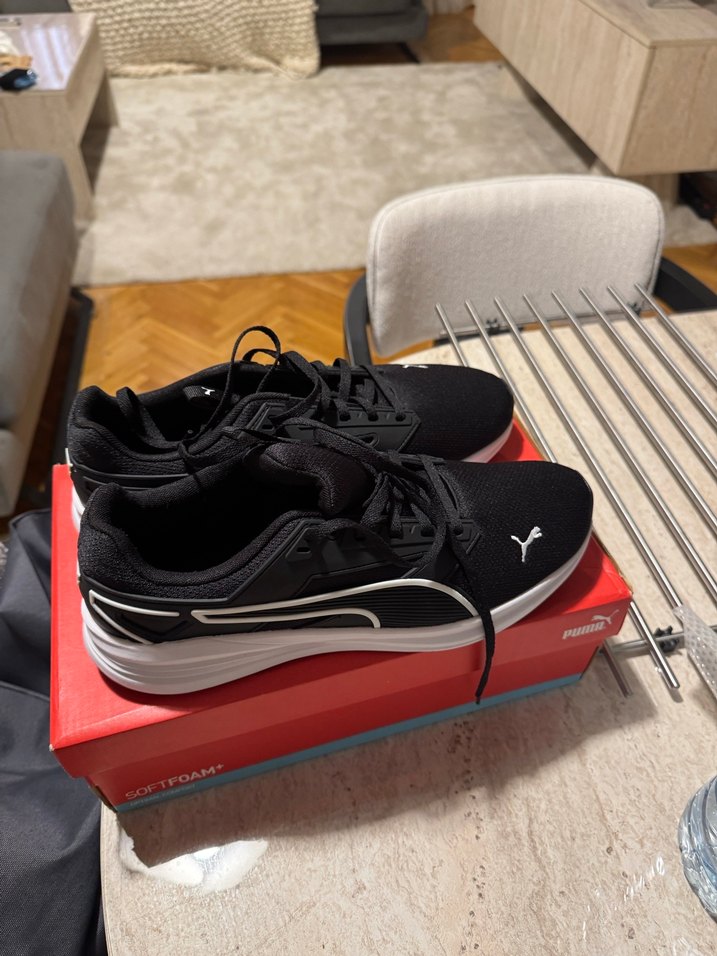 Puma Gri Elastik Spor erkek koşu - Görsel 5