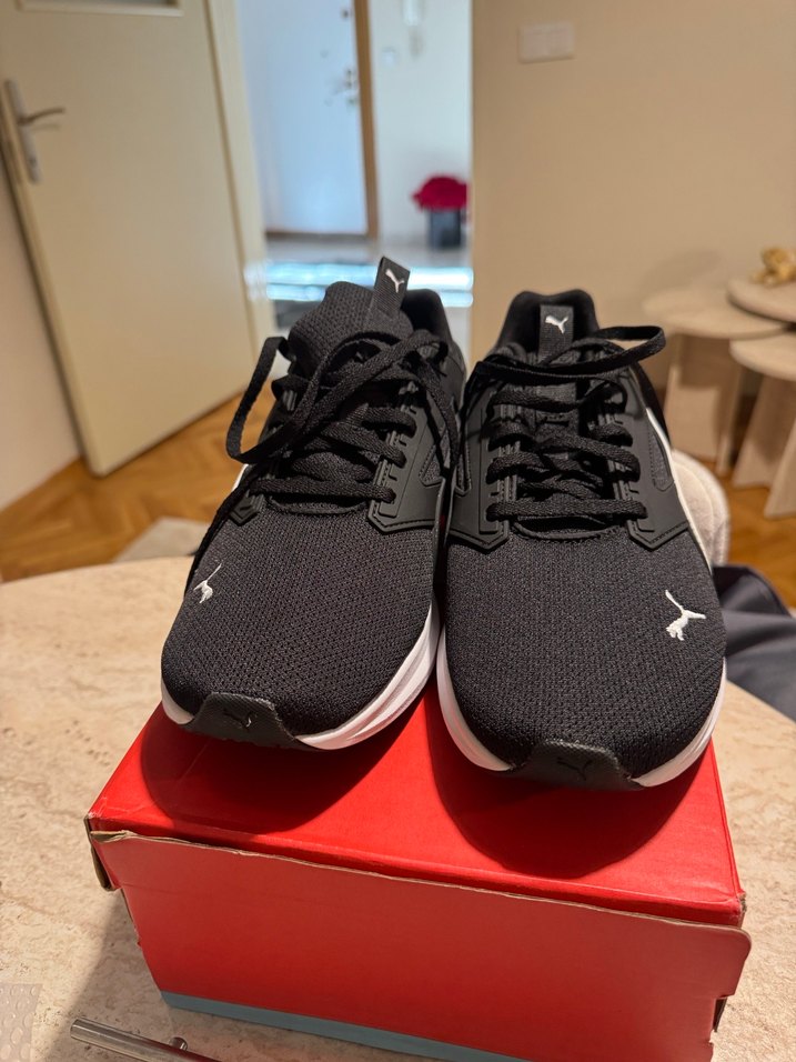 Puma Gri Elastik Spor erkek koşu - Görsel 2