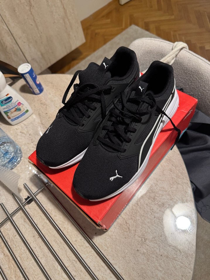 Puma Gri Elastik Spor erkek koşu - Görsel 3