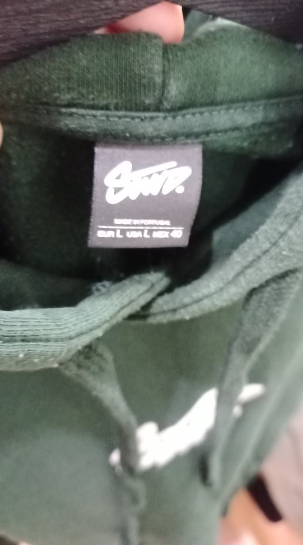 Kadın Haki Kapüşonlu Sweatshirt orjinal - Görsel 4