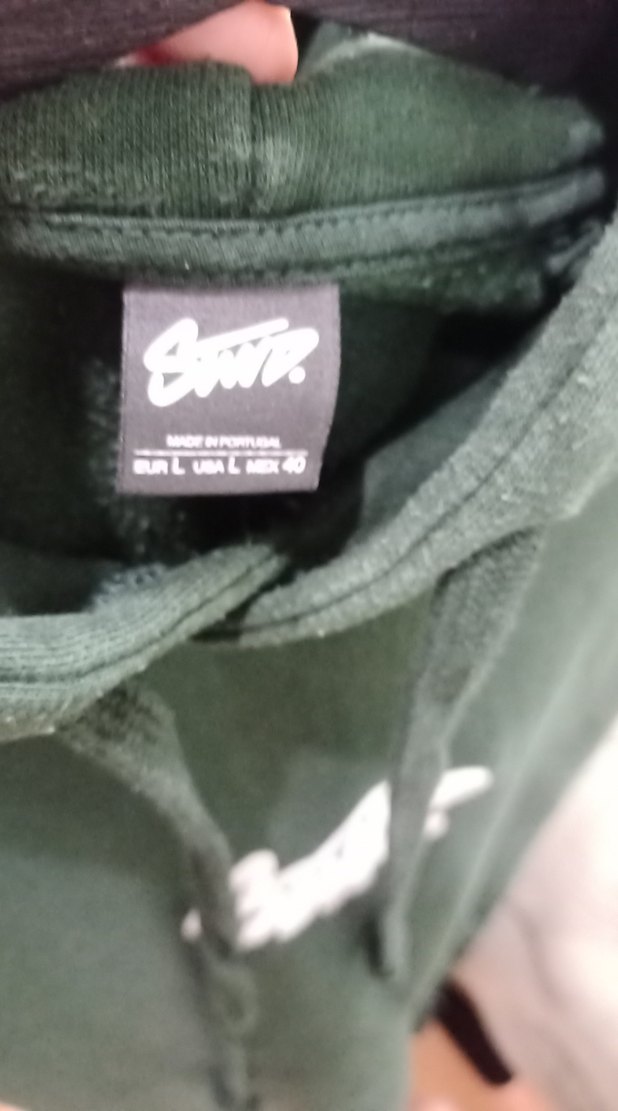 Kadın Haki Kapüşonlu Sweatshirt orjinal - Görsel 3