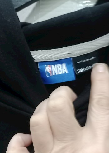 Siyah Baskılı Oversize Sweatshirt erkek - Görsel 2