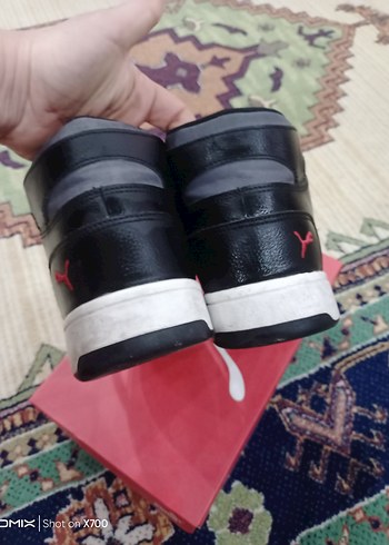 Gri Siyah Erkek yarım bilekli Spor Ayakkabı orjinal - Görsel 2