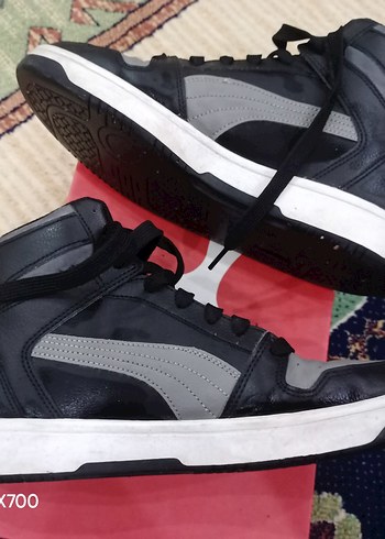 Gri Siyah Erkek yarım bilekli Spor Ayakkabı orjinal - Görsel 3