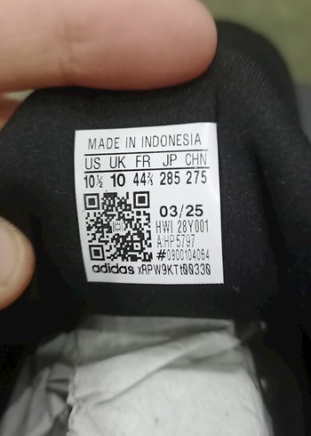 44.5 numara 
Siyah Adidas Erkek Koşu ve Spor Ayakkabısı sıfır - Görsel 5