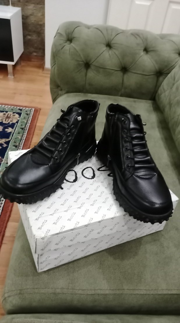 Siyah Erkek bot 43 numara sıfır - Görsel 3