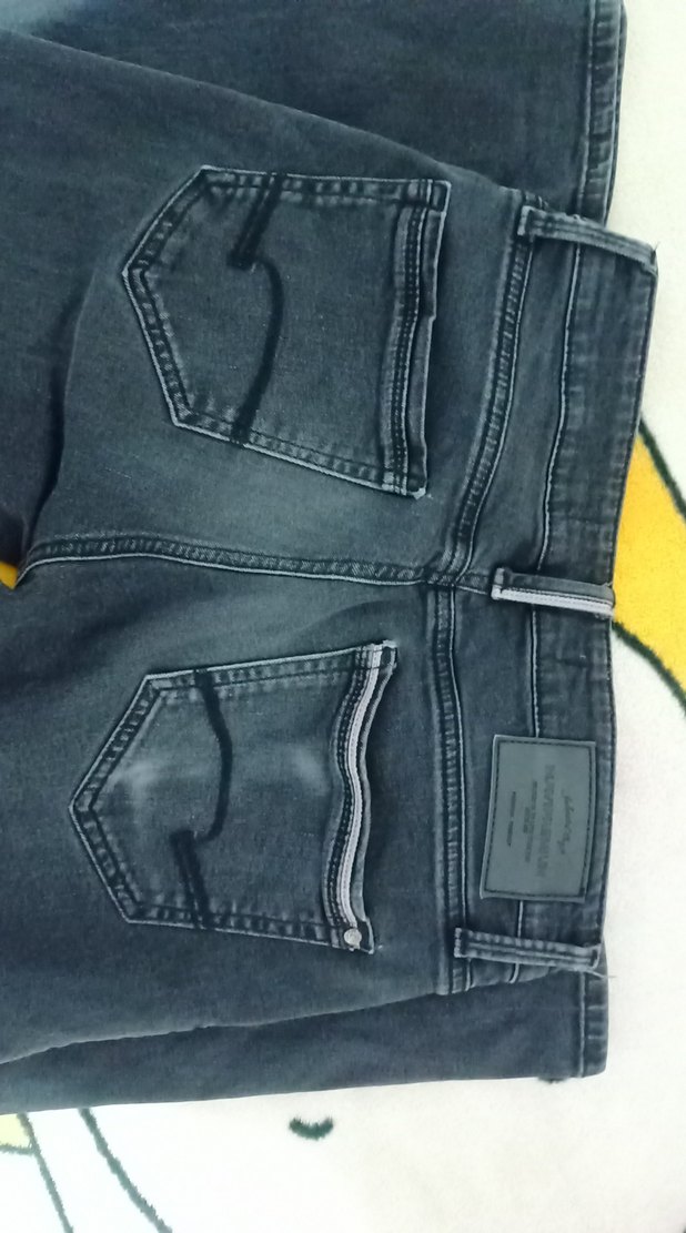 erkek kot pantolon mavinin - Görsel 5