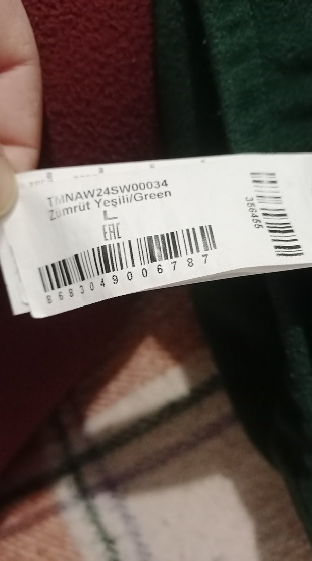 Uzun Kollu Fermuarlı Yeşil Sweatshirt - Görsel 4