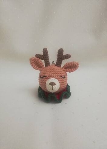 Amigurumi Geyik Anahtarlık 