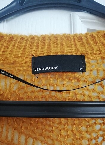 xs Beden Vero Moda Marka Hardal Rengi Şık Yelek