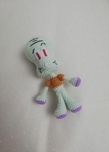 Diğer Amigurumi Sünger Bob - Squidward Oyuncak 