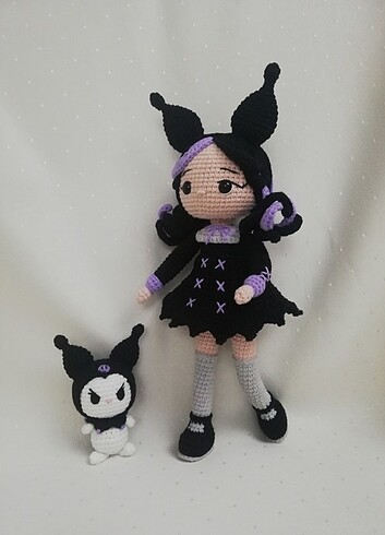 Hello Kitty - Kuromi Kostümlü Bebek