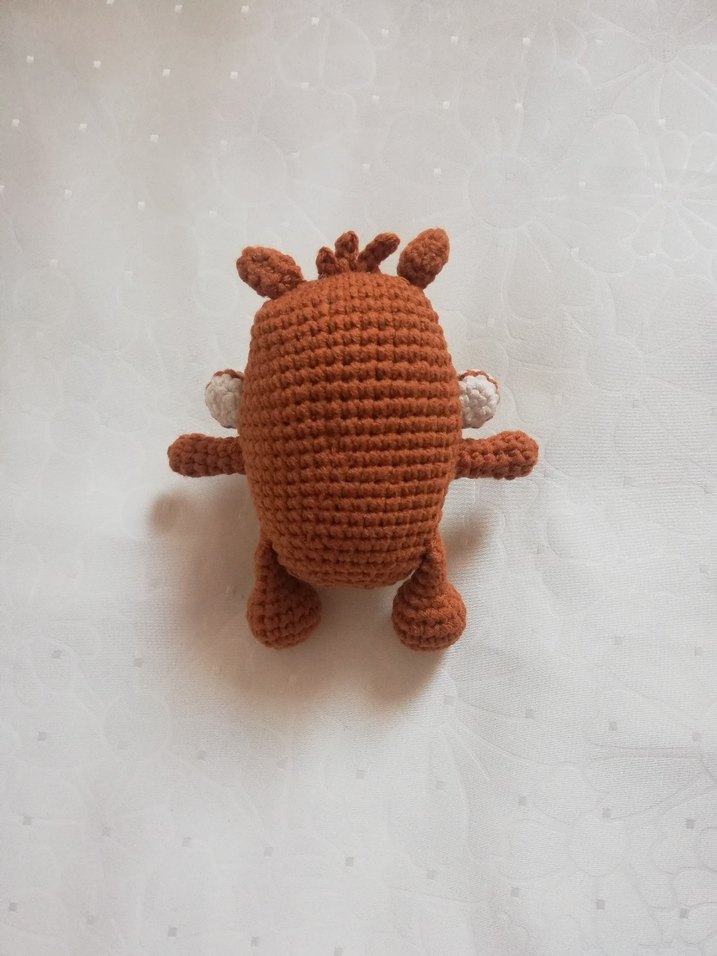 Amigurumi Bebek Tazmanya Canavarı Oyuncak - Görsel 4