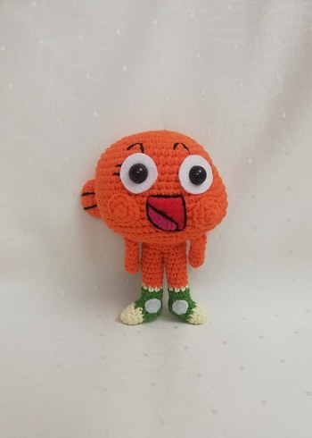 Amigurumi Gumball ve Darwin 2'li Oyuncak Seti - Görsel 5