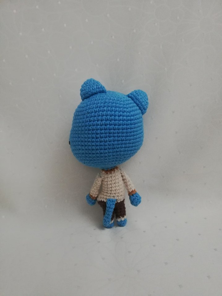 Amigurumi Gumball ve Darwin 2'li Oyuncak Seti - Görsel 4