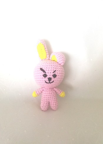Amigurumi BT21-Cooky Oyuncak/Anahtarlık - Görsel 2