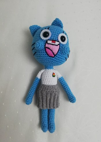 Amigurumi Gumball Karakterleri 5'li Oyuncak Seti - Görsel 10