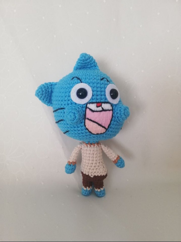 Amigurumi Gumball Karakterleri 5'li Oyuncak Seti - Görsel 2
