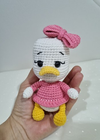 Amigurumi Bebek Daisy Duck Oyuncak - Görsel 3