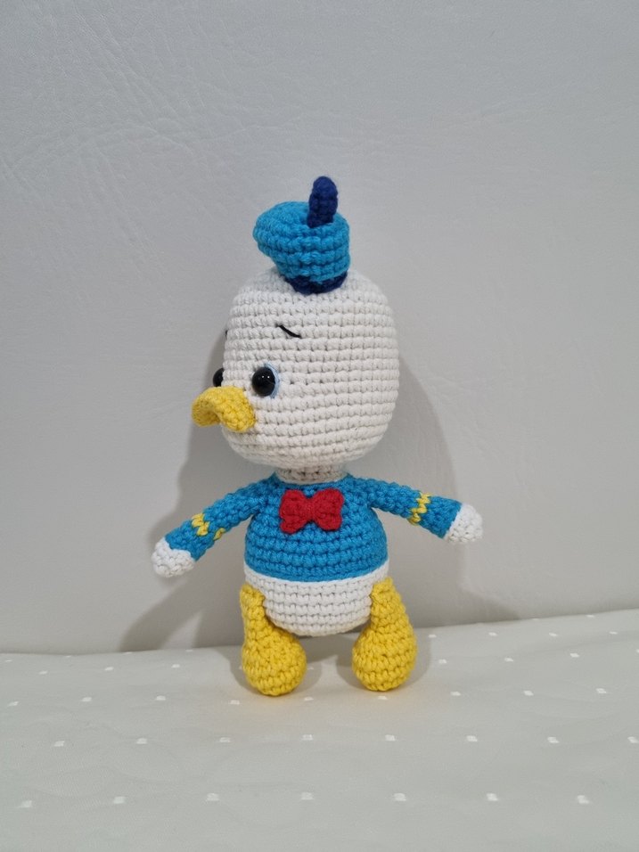 Amigurumi Bebek Donald Duck Oyuncak - Görsel 2