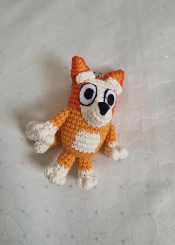 Amigurumi Bluey- Bingo Anahtarlık - Görsel 3