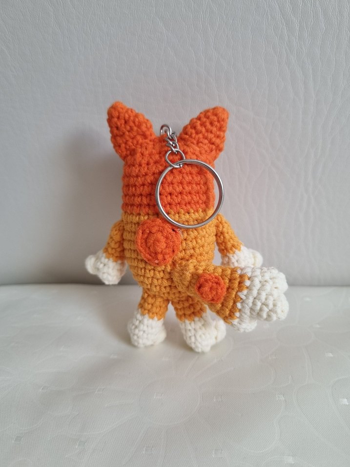 Amigurumi Bluey- Bingo Anahtarlık - Görsel 4