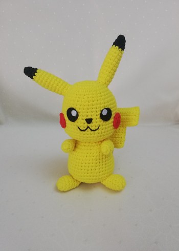 Amigurumi Pokemon Karakterleri 5'li Oyuncak Seti - Görsel 3