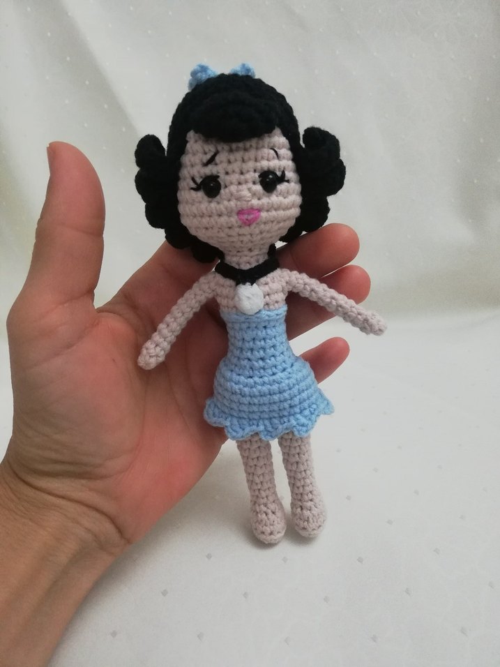 Amigurumi Flintstones - Taş Devri Karakterleri 7'li Oyuncak Seti - Görsel 5