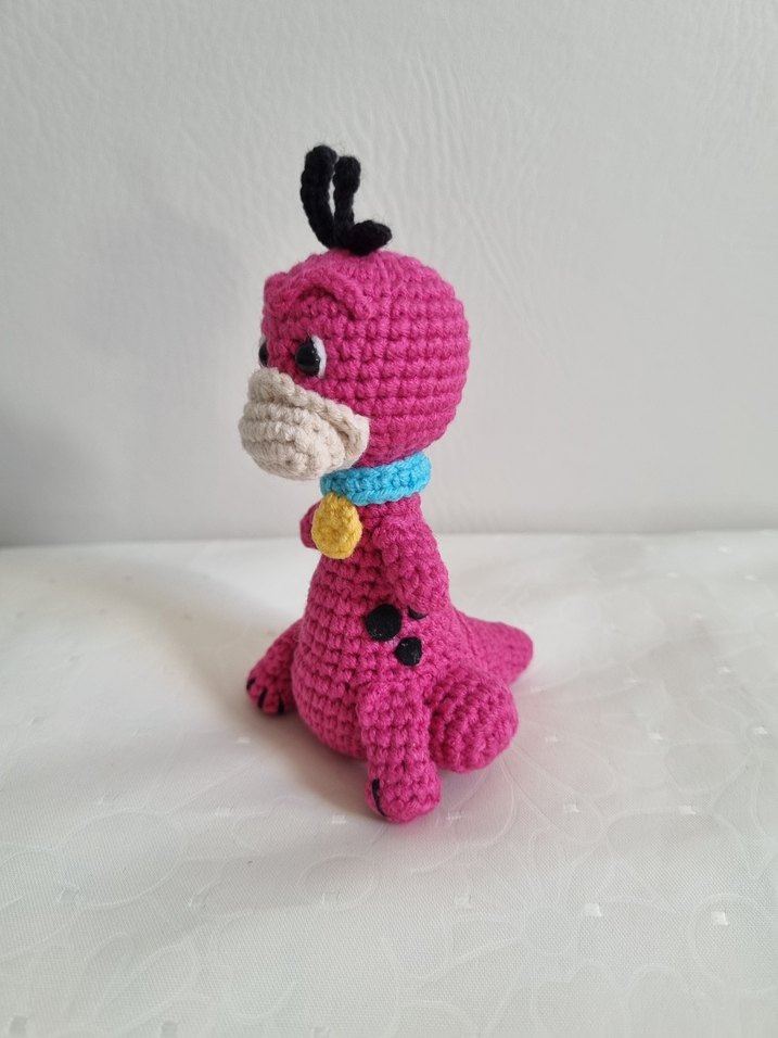 Amigurumi Taş Devri-Dino Oyuncak - Görsel 3