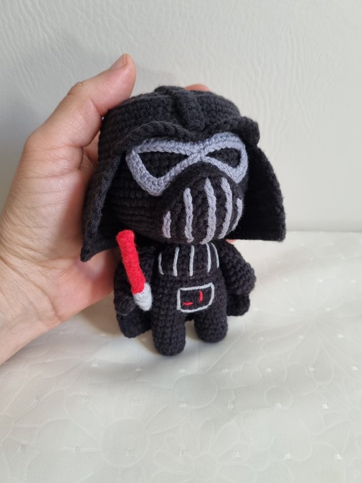 Amigurumi Star Wars-Darth Vader Oyuncak - Görsel 4