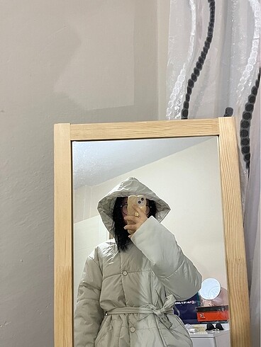 Kışlık uzun mont - Görsel 5