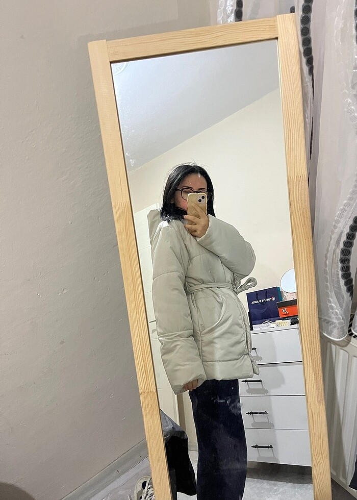 Kışlık uzun mont - Görsel 4