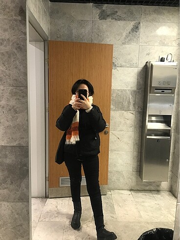 Kapüşonlu mont - Görsel 6