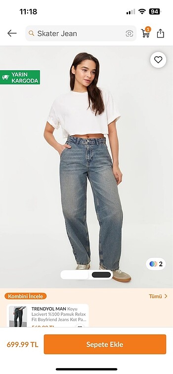 Skater Jean - Görsel 2