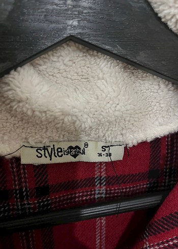 Kırmızı Ekoseli Yumuşak Kumaşlı Kadın Sweatshirt - Görsel 3