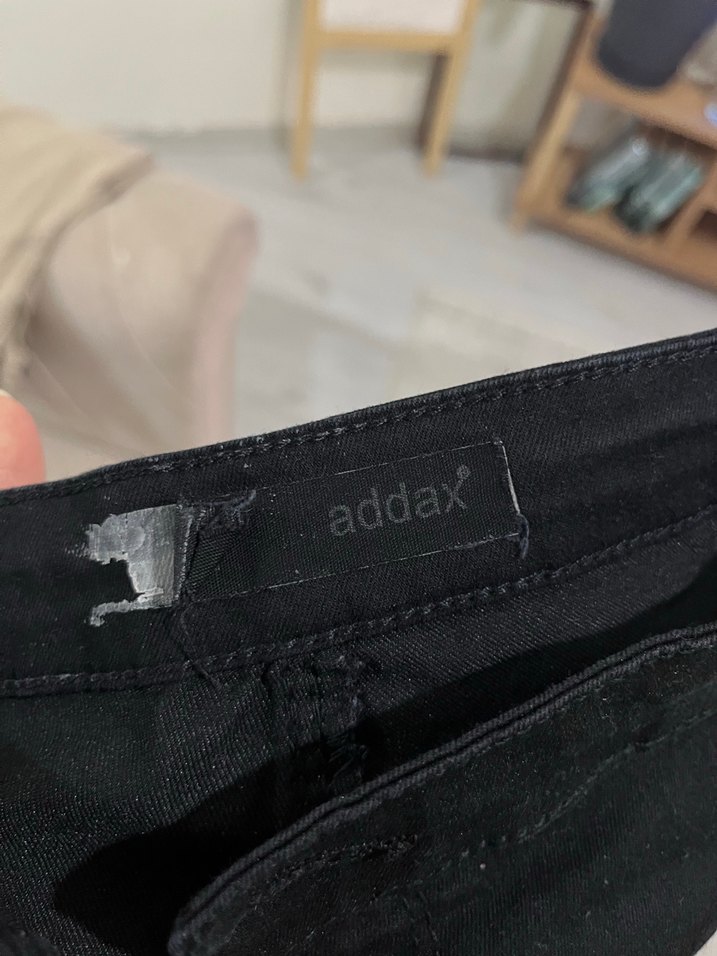 İnce kumaş düşük bel pantolon - Görsel 3