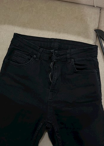 Siyah Regular Fit Denim Jean - Görsel 3