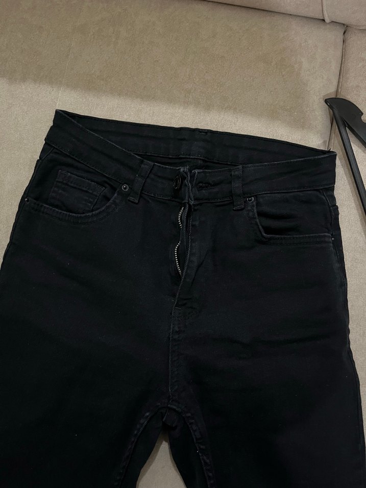 Siyah Regular Fit Denim Jean - Görsel 3