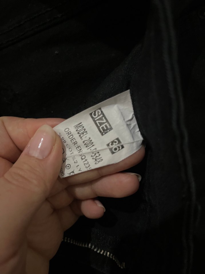 Siyah Regular Fit Denim Jean - Görsel 2